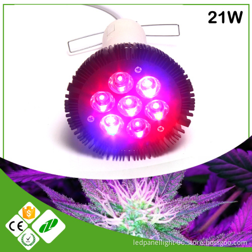 E27/E26 21W Par Led Grow Light Multi-Spectrum Hydroponics Plants Growing Lighting Indoor Graden Light
